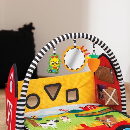 Baby Einstein - Kinder-Spieldecke BUSY BARNYARD 4xAA