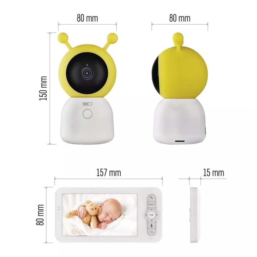 Baby-Monitor GoSmart 5V Wi-Fi Tuya