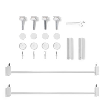 BabyOno - Sicherheitsgitter 75–96 cm weiß