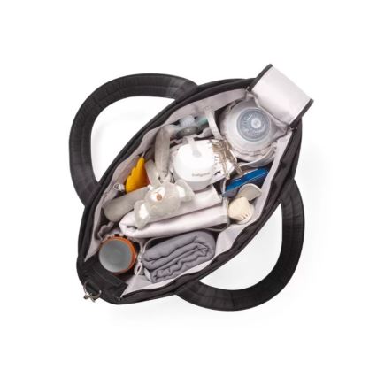 BabyOno - Wickeltasche für Kinderwagen Best Time Ever schwarz