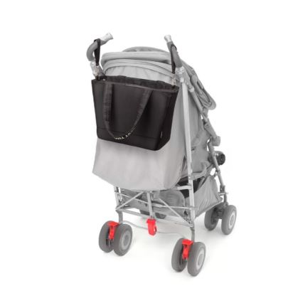 BabyOno - Wickeltasche für Kinderwagen Best Time Ever schwarz