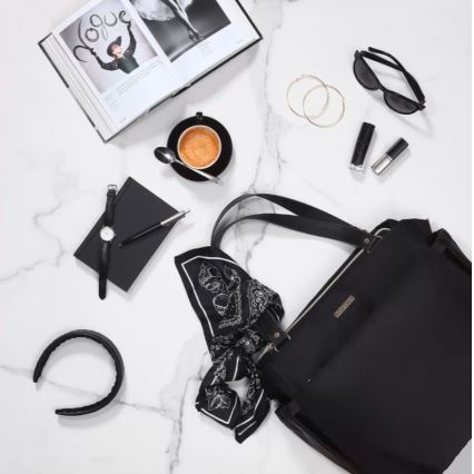 BabyOno - Wickeltasche für Kinderwagen Coco schwarz