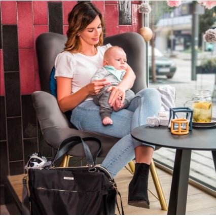 BabyOno - Wickeltasche für Kinderwagen Coco schwarz