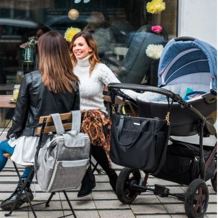BabyOno - Wickeltasche für Kinderwagen Coco schwarz