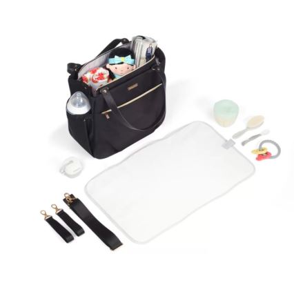 BabyOno - Wickeltasche für Kinderwagen Coco schwarz