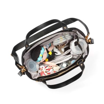 BabyOno - Wickeltasche für Kinderwagen Coco schwarz