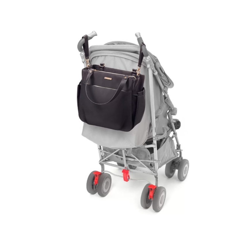 BabyOno - Wickeltasche für Kinderwagen Coco schwarz