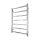 Bad-Handtuchheizkörper INOX TOKIO 161W/230V 77x53 cm, Edelstahl/Hochglanzchrom