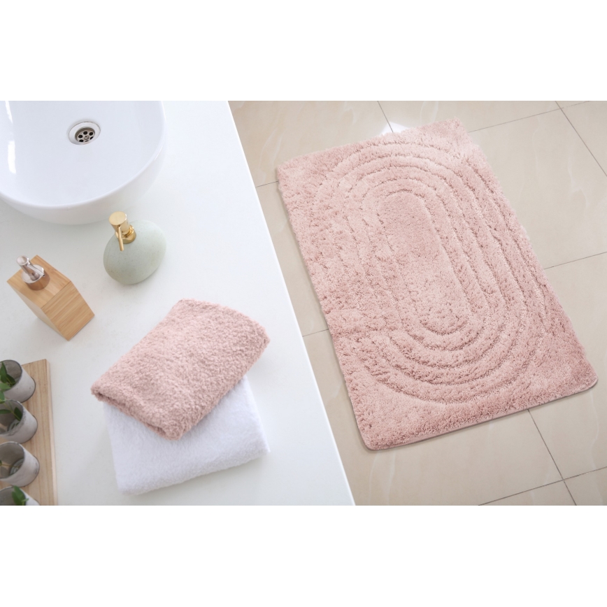 Badematte CARMEN 50 x 80 cm rosa