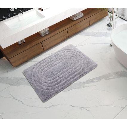 Badematte CARMEN 50x80 cm grau