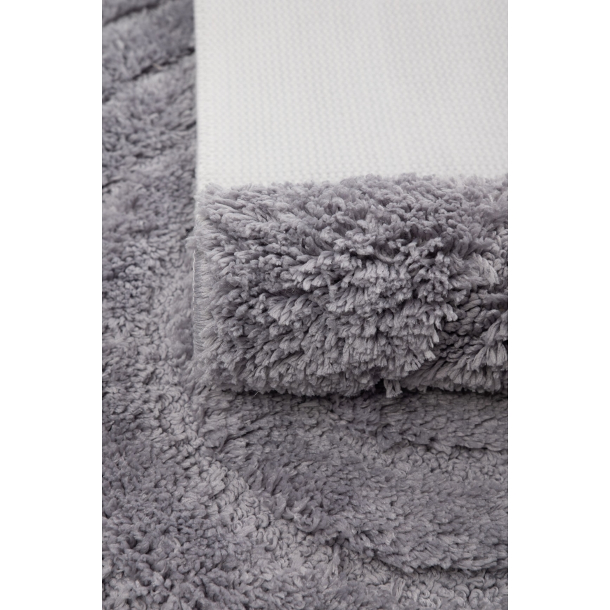 Badematte CARMEN 50x80 cm grau