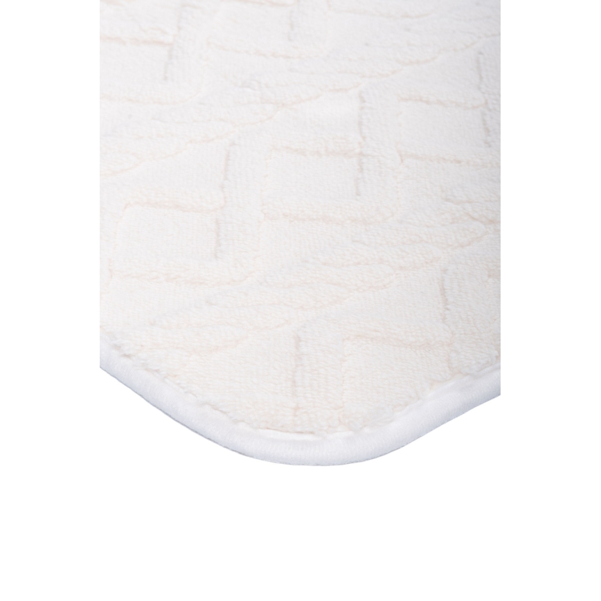 Badematte NEW STYLE 3D 60x90 cm cremefarben