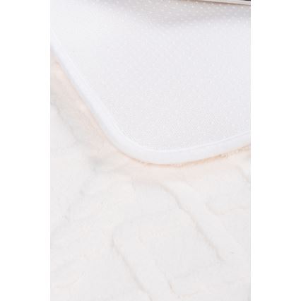 Badematte NEW STYLE 3D 60x90 cm cremefarben
