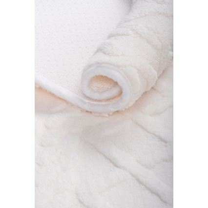 Badematte NEW STYLE 3D 60x90 cm cremefarben