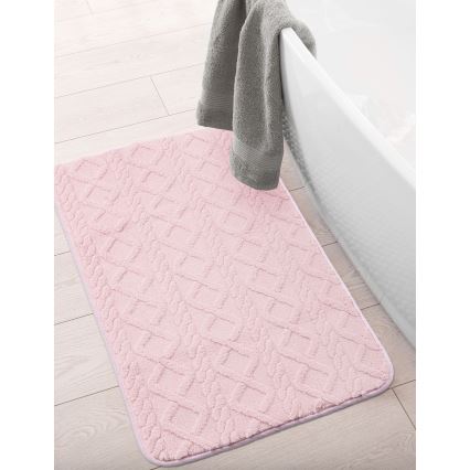 Badematte NEW STYLE 3D 60x90 cm rosa