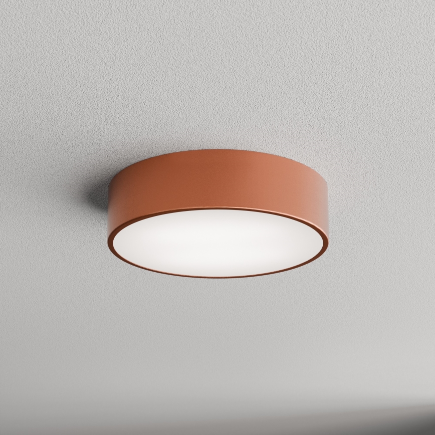 Badezimmer-Deckenleuchte CLEO mit Sensor 2xE27/24W/230V Ø 30 cm kupferfarben IP54