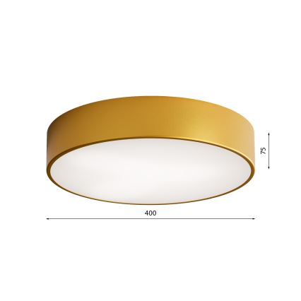 Badezimmer-Deckenleuchte mit Sensor CLEO 3xE27/24W/230V Ø 40 cm goldfarben IP54