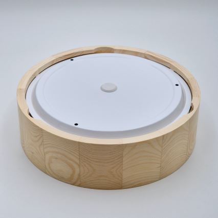 Deckenleuchte für Badezimmer NATURAL 2xE27/15W/230V IP54 Kiefer ? 27 cm