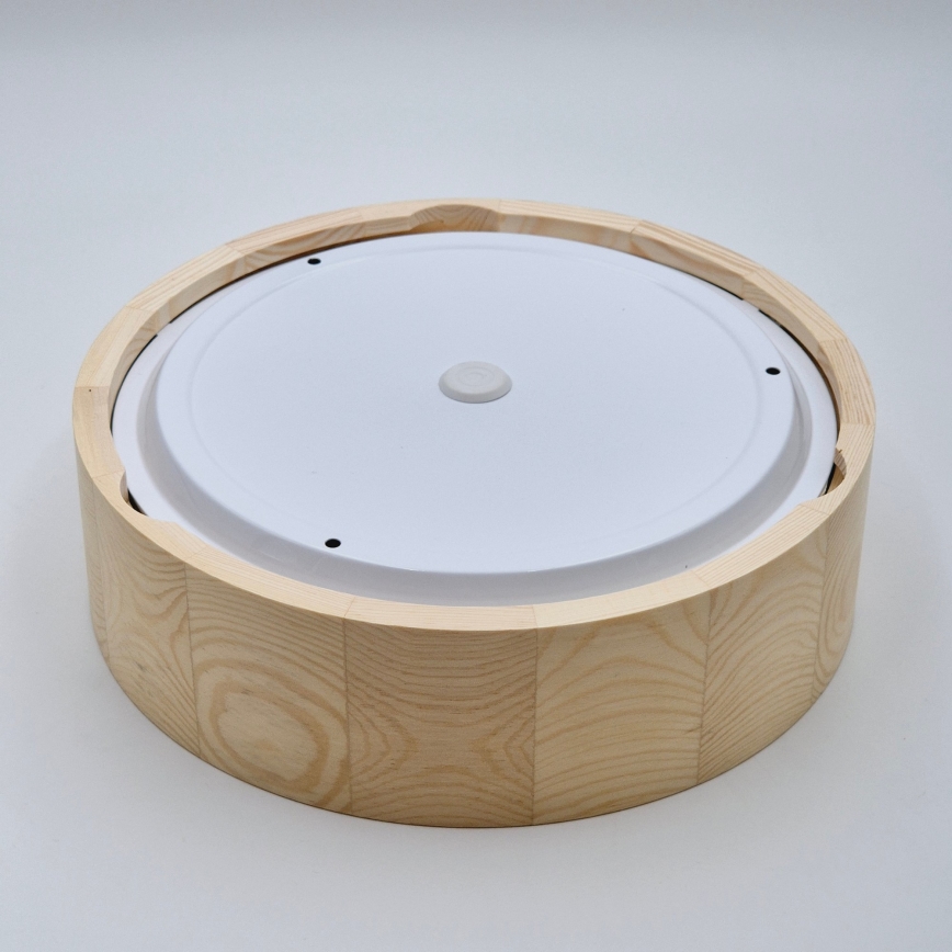 Deckenleuchte für Badezimmer NATURAL 2xE27/15W/230V IP54 Kiefer ? 27 cm