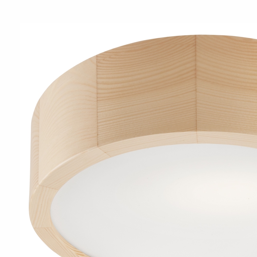 Deckenleuchte für Badezimmer NATURAL 2xE27/15W/230V IP54 Kiefer ? 27 cm