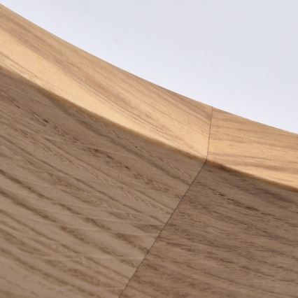 Badezimmer-Deckenleuchte OAK 3xE27/15W/230V Eiche Ø 37 cm IP54