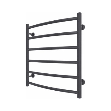 Badezimmer-Handtuchheizkörper INOX CLASSIC 122W/230V 57x53 cm Edelstahl/Anthrazit