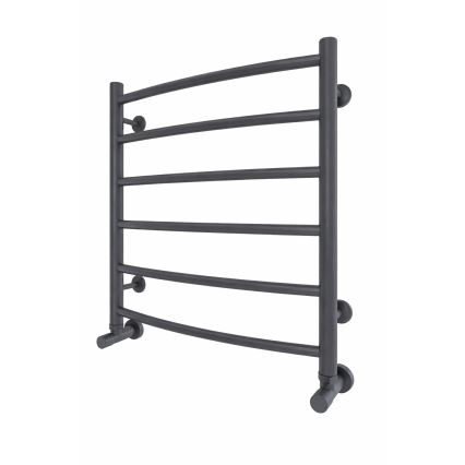 Badezimmer-Handtuchheizkörper INOX CLASSIC 122W/230V 57x53 cm Edelstahl/Anthrazit