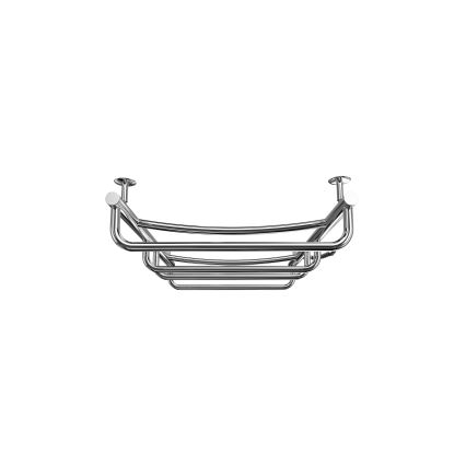 Badezimmer-Handtuchheizkörper LUX 105W/230V 81x52 cm Edelstahl/glänzend verchromt rechts