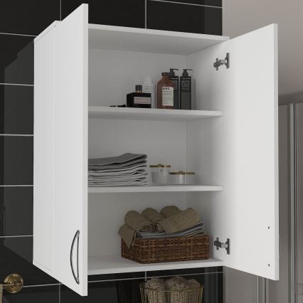 Badezimmer-Hängeschrank ZOE 90x70 cm weiß