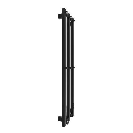 Badezimmer-Heizkörper HF SLIM 110W/230V 117x25 cm schwarz eckig