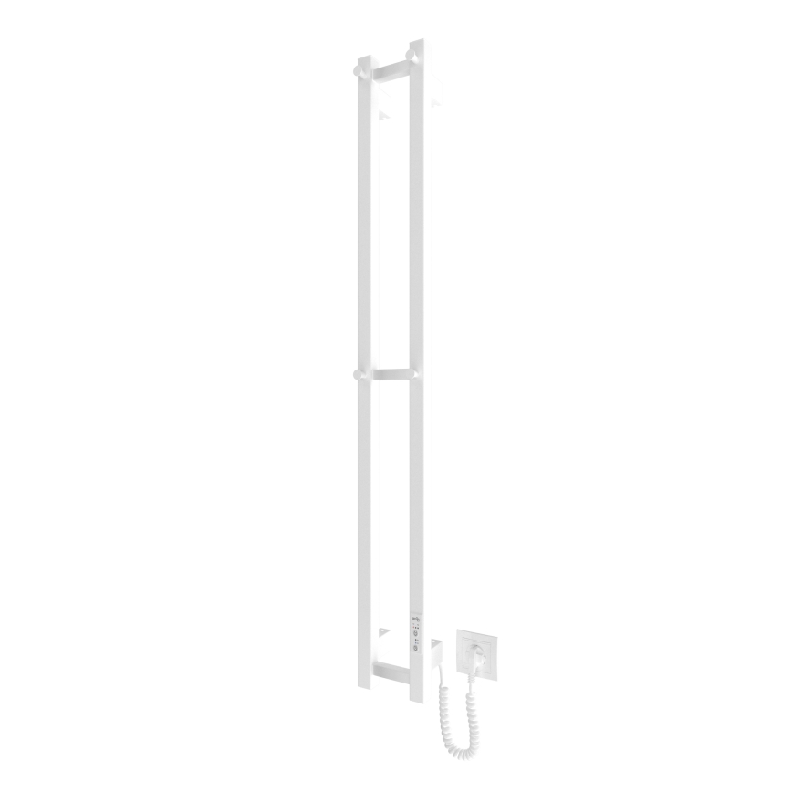 Badezimmer-Heizkörper HF SLIM 80W/230V 117x14 cm weiß eckig