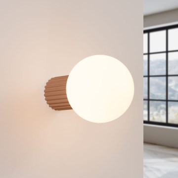 Badezimmer-Wandleuchte HALO 1xG9/8W/230V d 12 cm IP44 braun