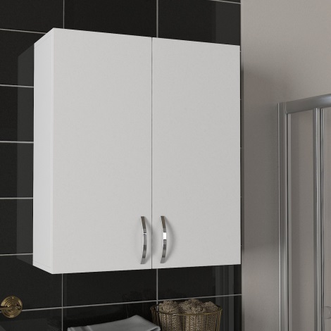 Badezimmer-Wandschrank MIS 80x70 cm weiß