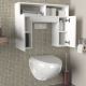 Badezimmerschrank GERONIMO 61x76 cm weiß