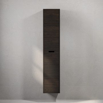 Badezimmerschrank GRIBSKOV 175 cm braun/Eiche