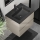 Badezimmerschrank mit Waschbecken KENWOOD 61x52x45 cm Marakesh/Schwarz