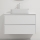 Badezimmerschrank mit Waschbecken TRONDHEIM/LJORDAL 90x57x46 cm weiß