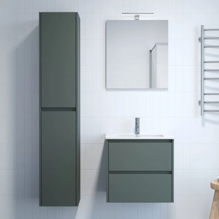 Badezimmerschrank MOLDE 35 x 174 x 32 cm, grün