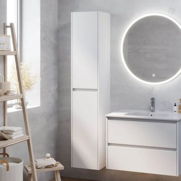 Badezimmerschrank MOLDE 35x174x32 cm weiß