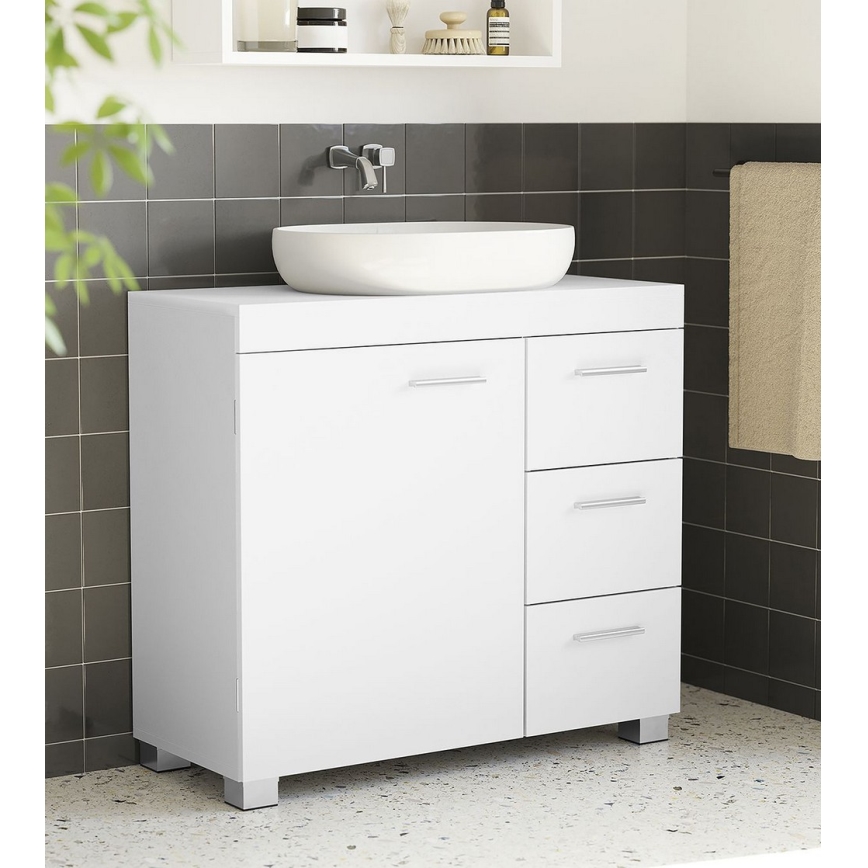 Badezimmerschrank NICO weiß