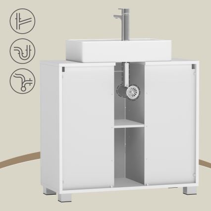 Badezimmerschrank NICO weiß