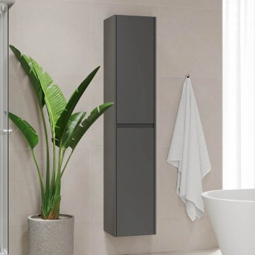 Badezimmerschrank TRONDHEIM 35x174x30 cm Anthrazit