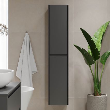 Badezimmerschrank TRONDHEIM 35x174x30 cm anthrazit