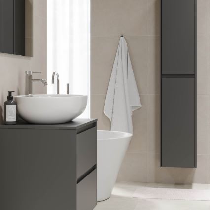 Badezimmerschrank TRONDHEIM 35x174x30 cm anthrazit