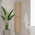 Badezimmerschrank TRONDHEIM 35x174x30 cm Eiche