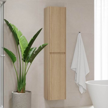 Badezimmerschrank TRONDHEIM 35x174x30 cm Eiche