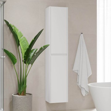 Badezimmerschrank TRONDHEIM 35x174x30 cm weiß