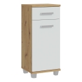 Badezimmerschrank VENOM grau/Eiche Artisan