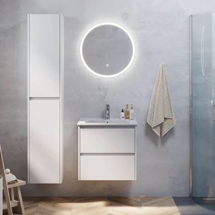 Badschrank MOLDE 35x174x32 cm weiß