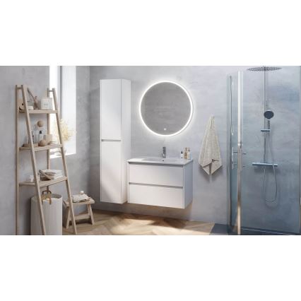 Badschrank MOLDE 35x174x32 cm weiß